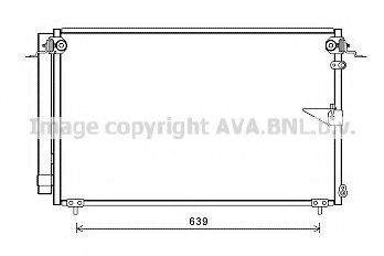 PRASCO TO5654 Condenser, air conditioning